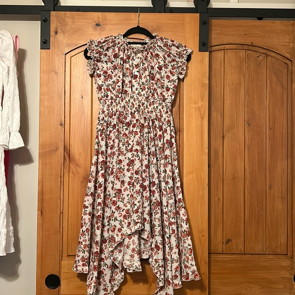 Red and white floral dress from Mia Joy girls size 10